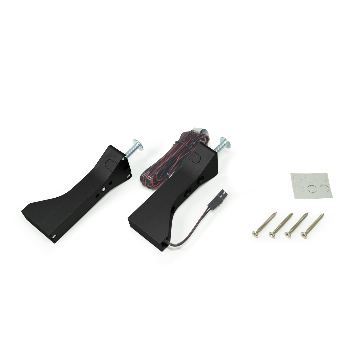 Mec rack set kastbaarhouders zwart+kabel